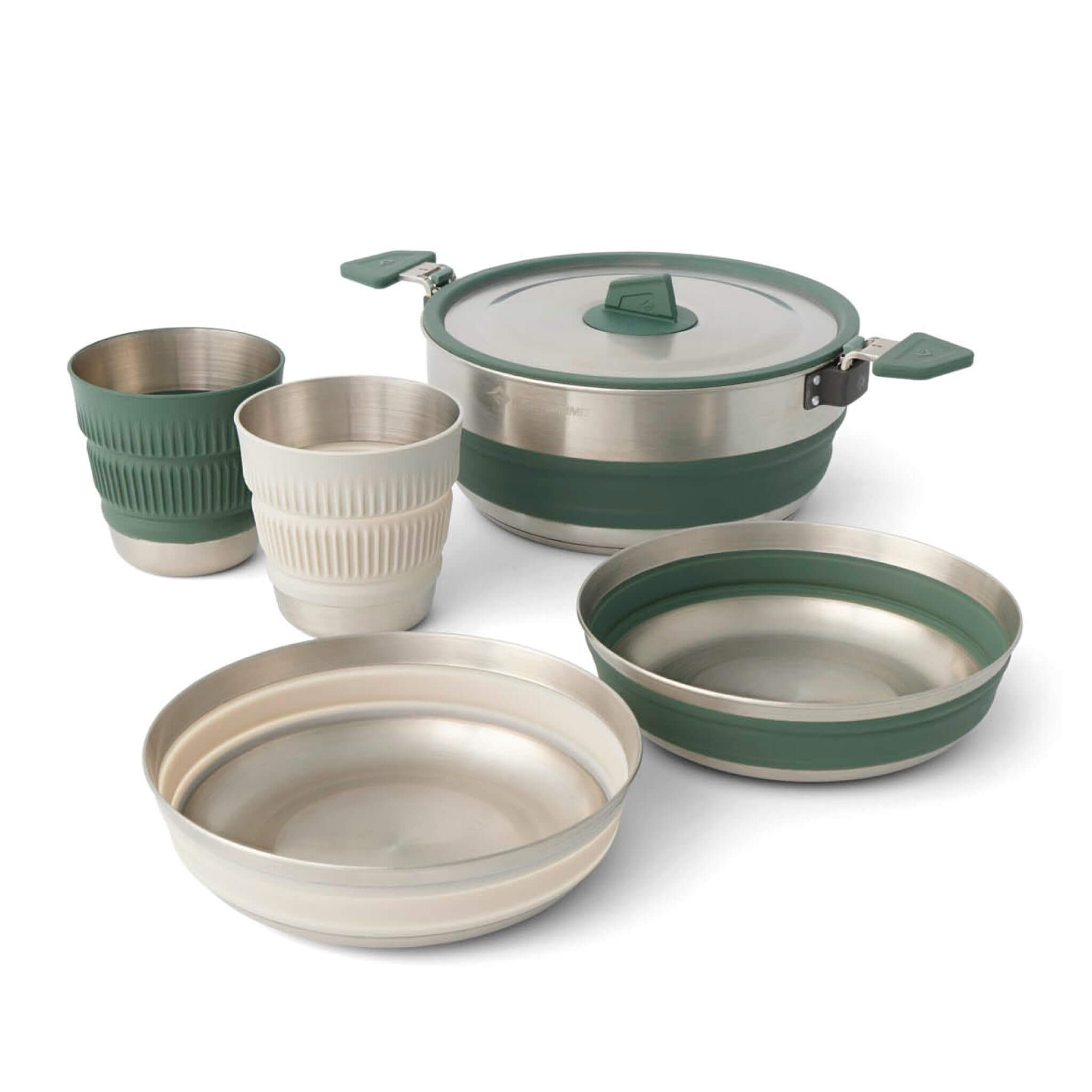 Sea to Summit Detour Stainless Steel One Pot Cook Set 2P 5-teilig - Outdoor Shop FluxPerfect