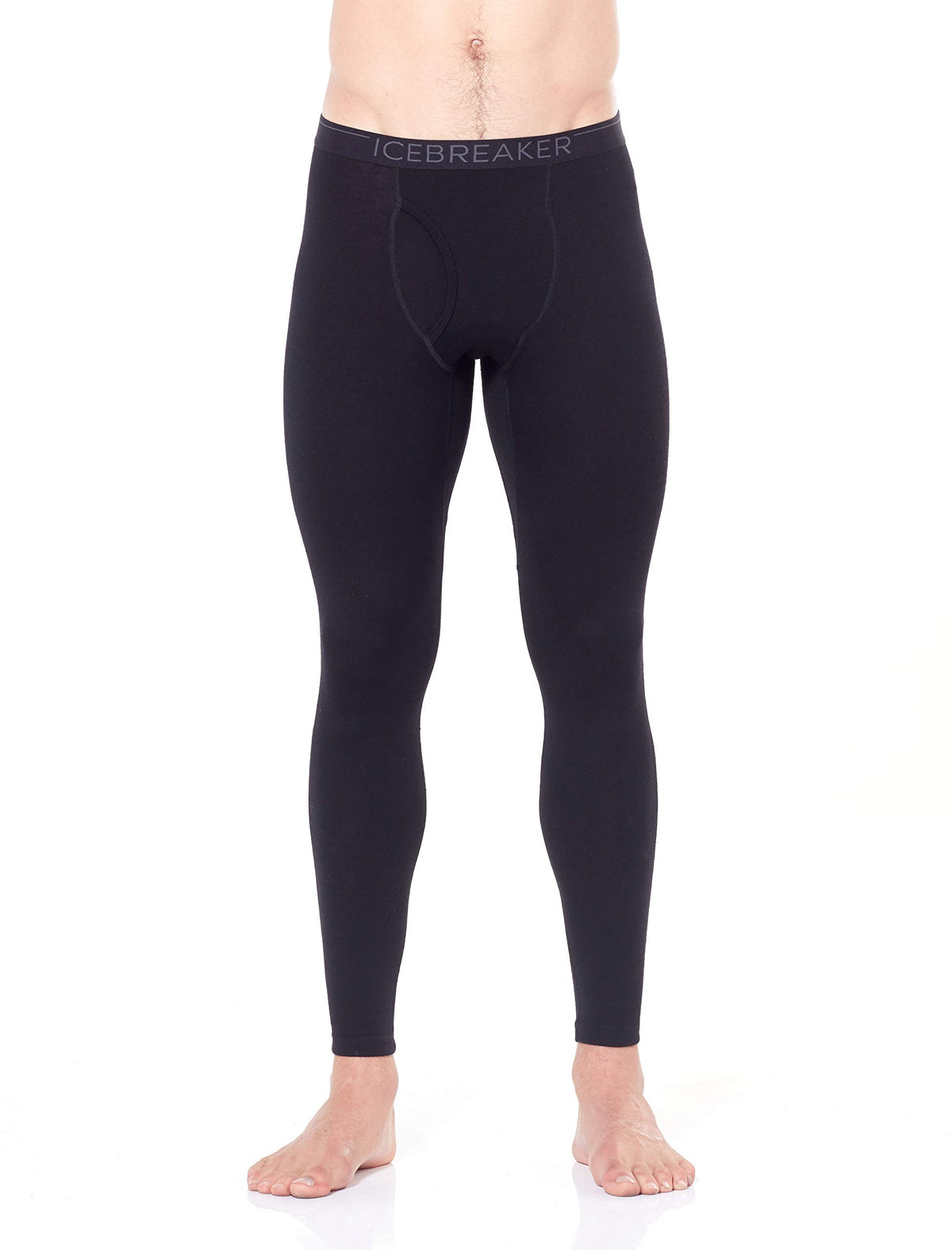 Funktionshose – Icebreaker – 260 Tech Leggings w Fly – Schwarz – S – Icebreaker