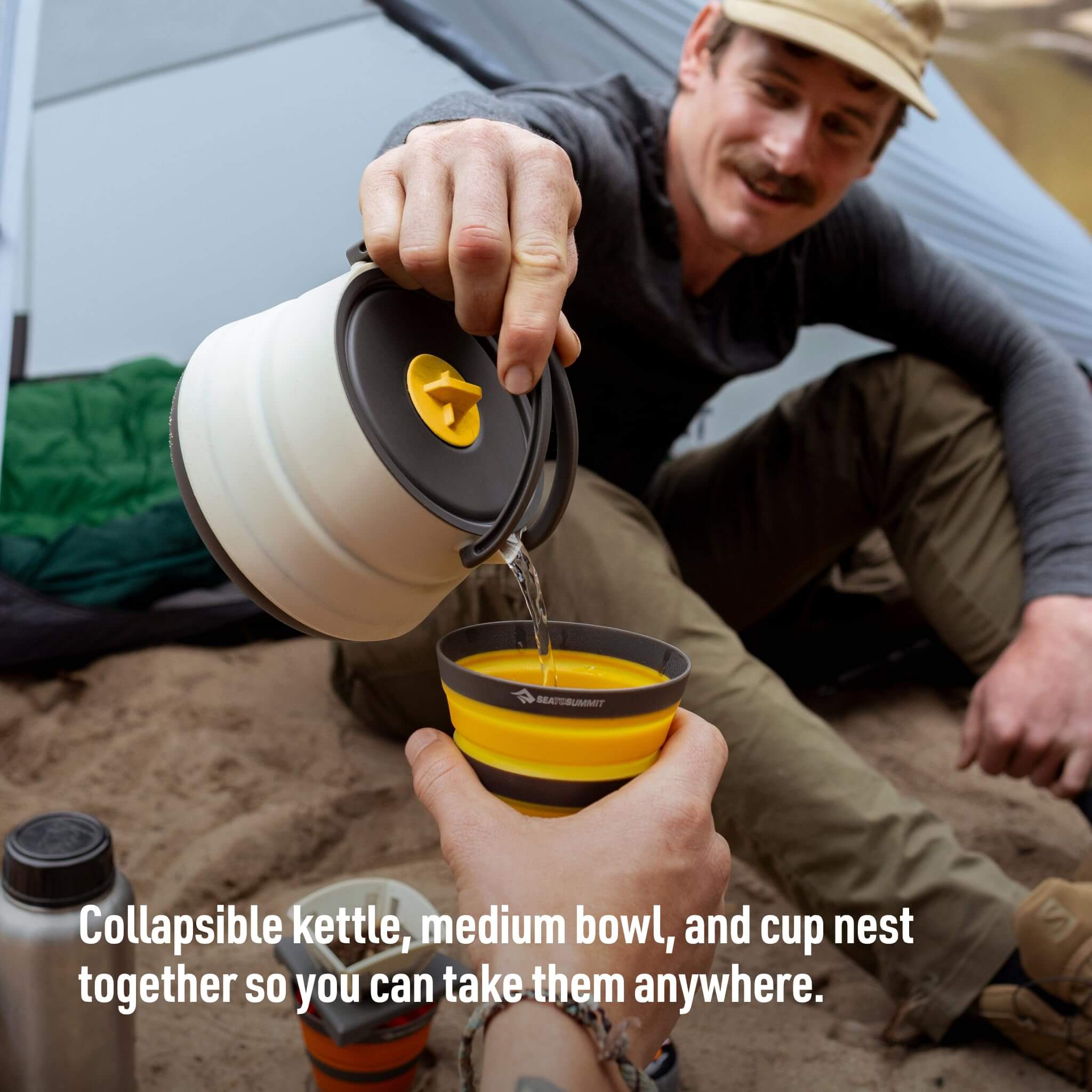 Sea to Summit Frontier Ultraleichtes faltbares Wasserkocher-Set - Outdoor Shop FluxPerfect