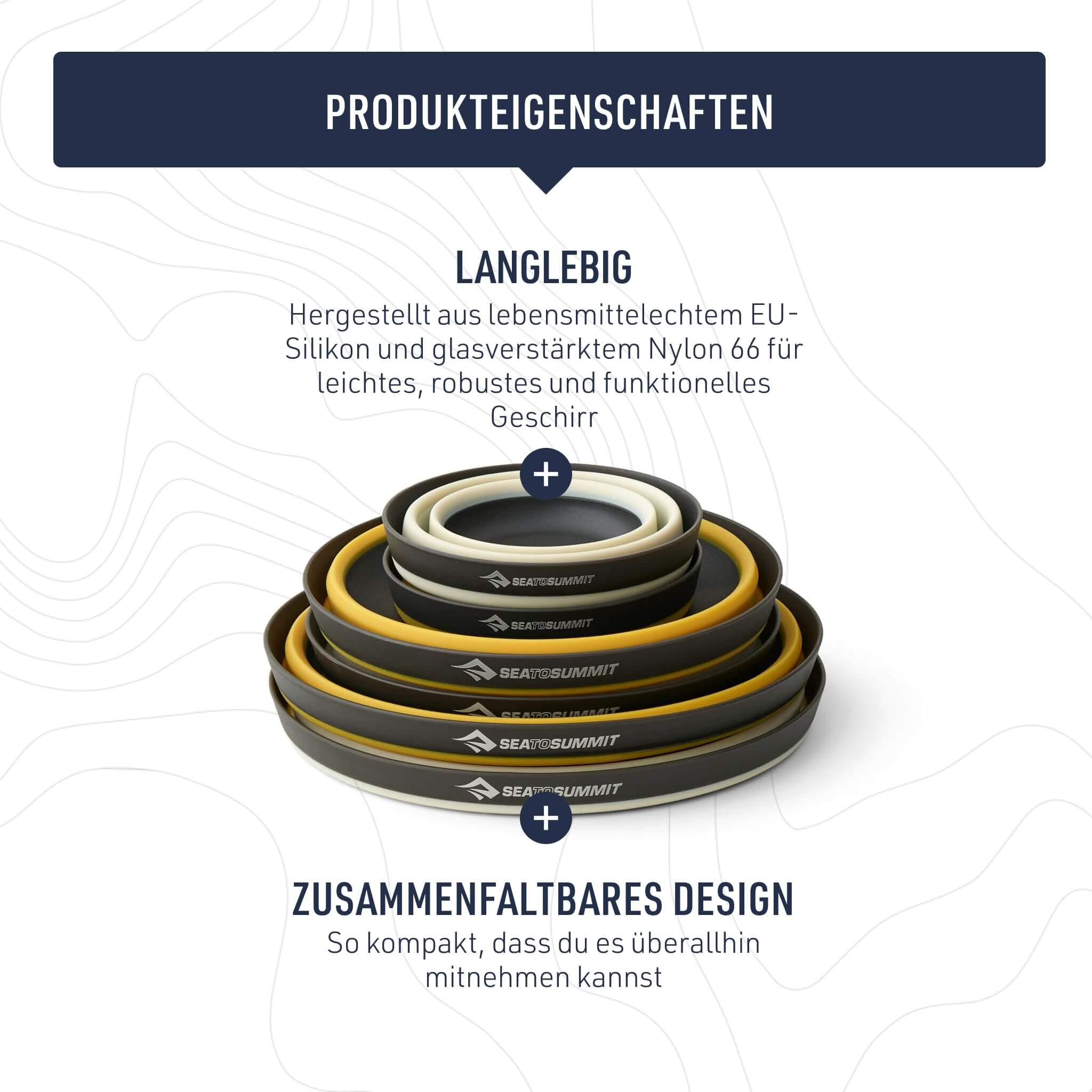 Sea to Summit Frontier Ultraleichtes faltbares Geschirr-Set - Outdoor Shop FluxPerfect