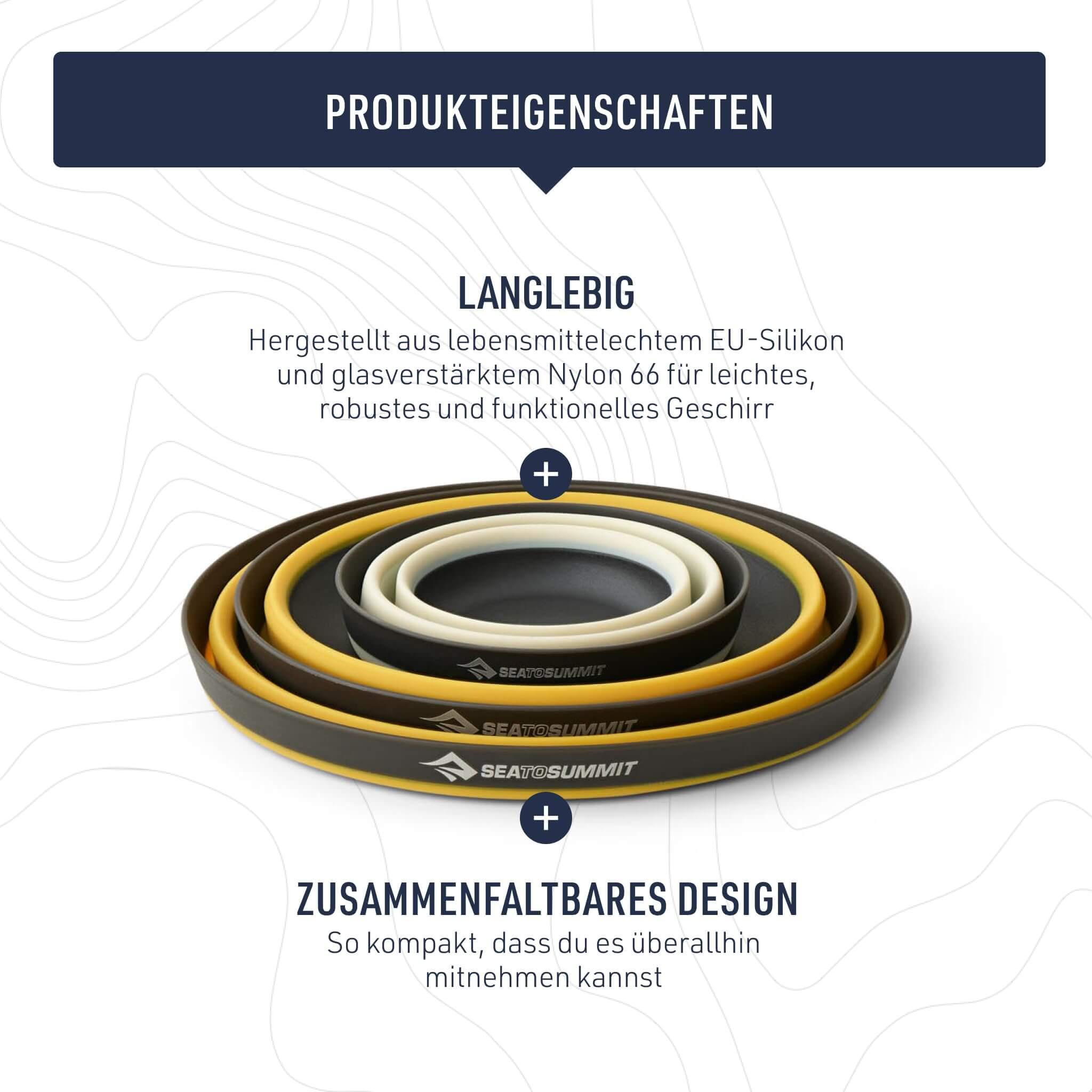 Sea to Summit Frontier Ultraleichtes faltbares Geschirr-Set - Outdoor Shop FluxPerfect