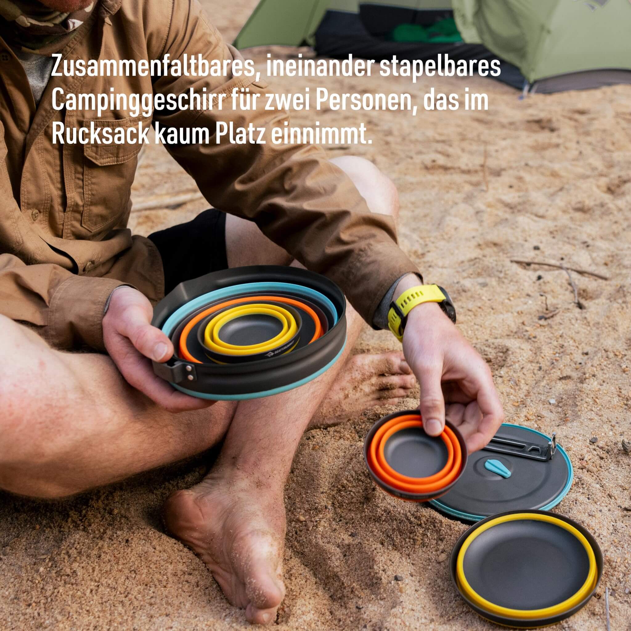 Sea to Summit Frontier Ultraleichtes faltbares Geschirr-Set - Outdoor Shop FluxPerfect