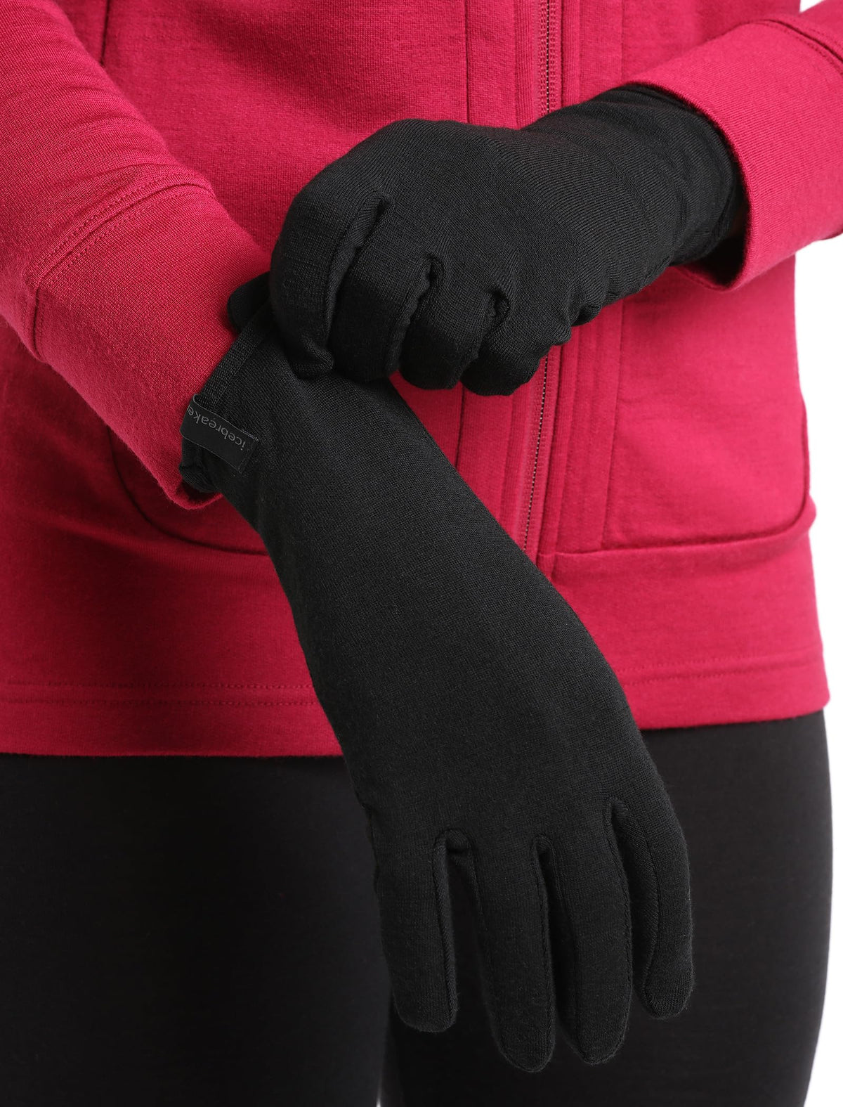 Handschuhe – Icebreaker – Oasis Merino Innenhandschuhe – Schwarz – XS – Icebreaker