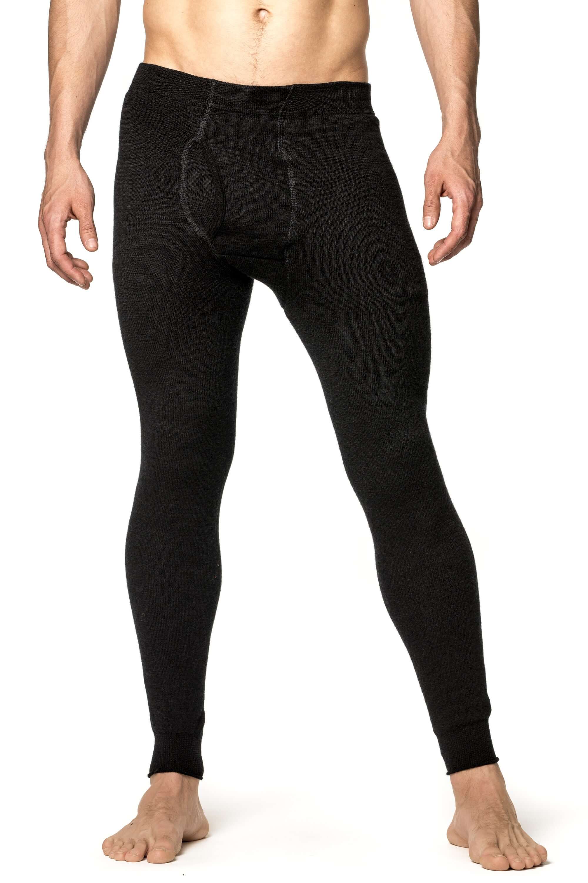 Die Woolpower Long Johns with Fly 400, feinste Merinounterwäsche mit praktischem Eingriff, erhältlich im Outdoor Online Shop FluxPerfect