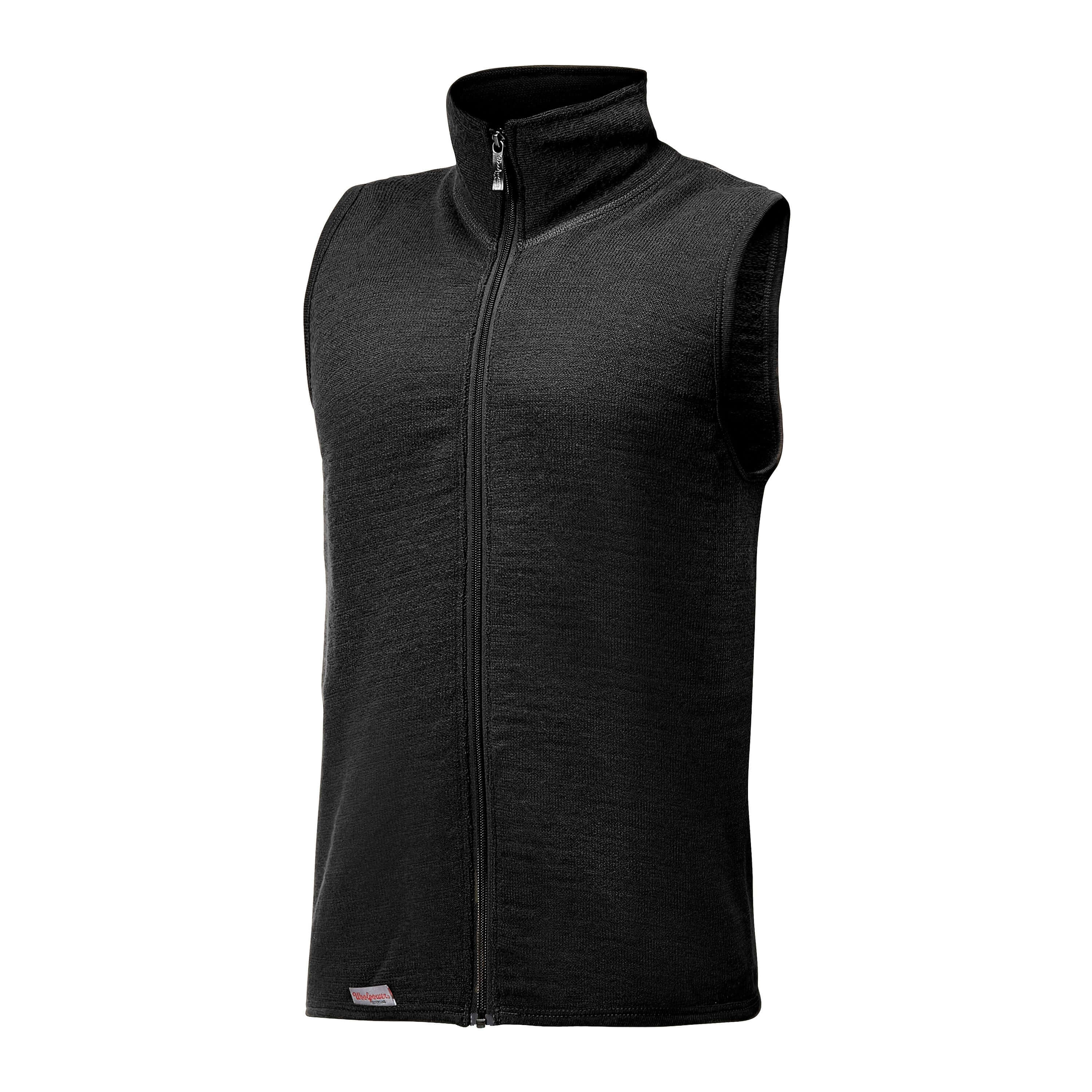 Die Woolpower Vest 400, eine warme Midlayer Weste aus feiner Merinowolle, erhätllich im Online Outdoor Shop FluxPerfect