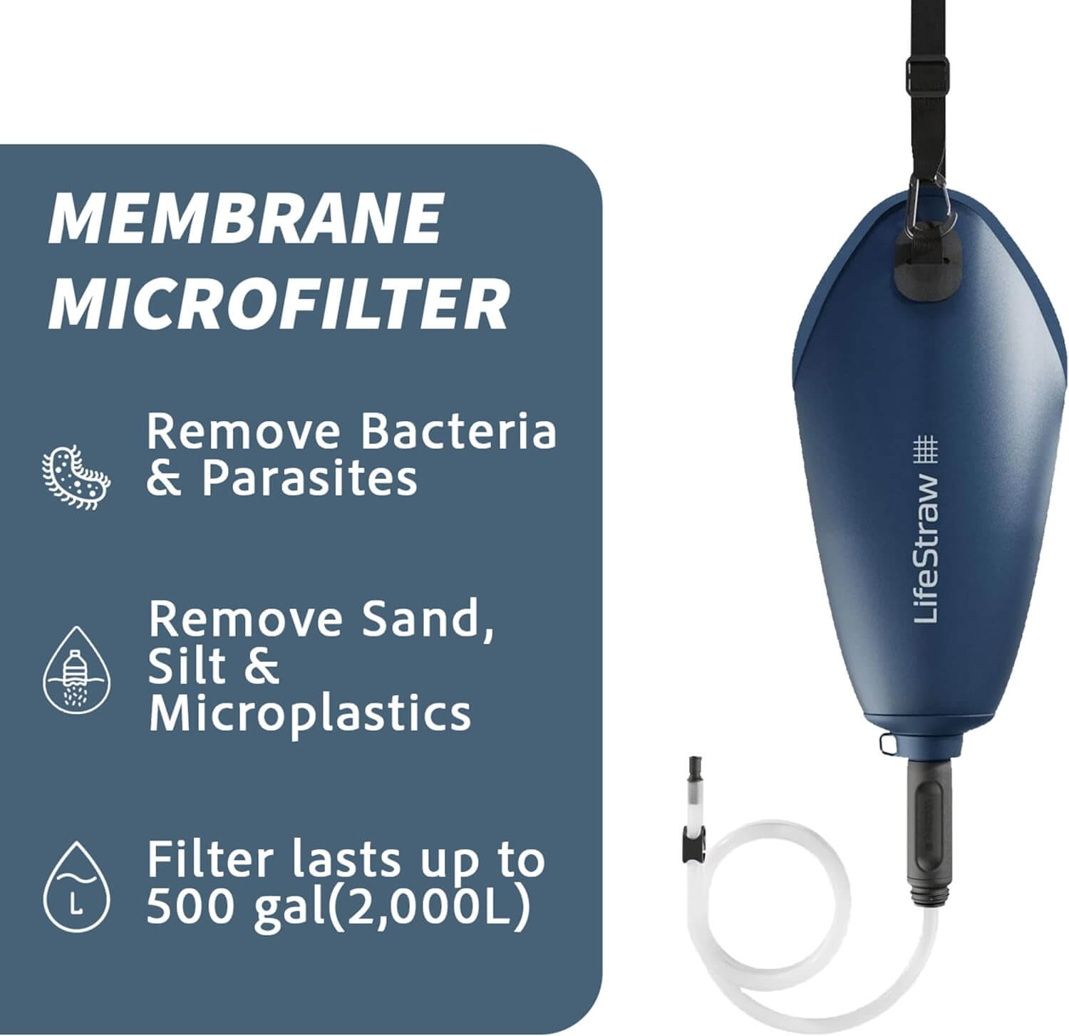 LifeStraw Peak Gravity Wasserfilter 3 Liter - Outdoor Shop FluxPerfect