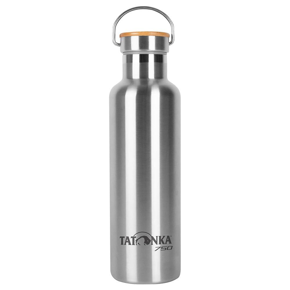 Trinkflasche – Tatonka – Edelstahl Hot + Cold Stuff Bamboo Lid
