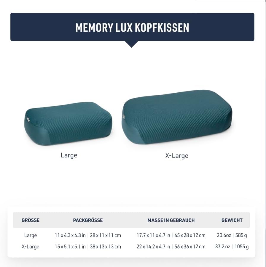 Reisekissen – Sea to Summit – Memory Lux Pillow – Sea to Summit – Bild 4