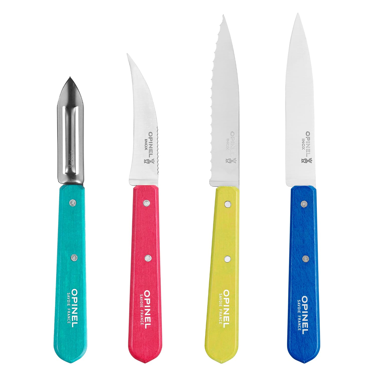 Küchenmesser-Set – OPINEL – Les Essentials 4-teilig – OPINEL