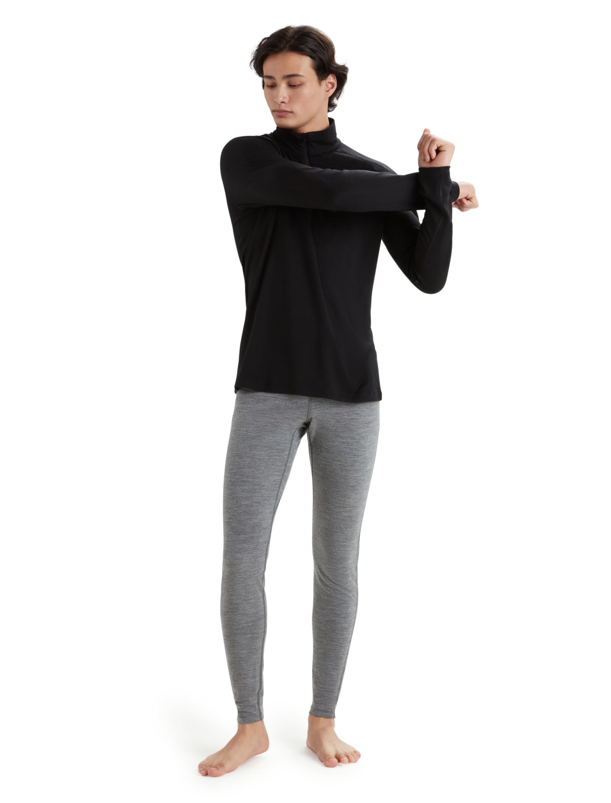 Langarmshirt – Icebreaker – M 200 Oasis LS Half Zip