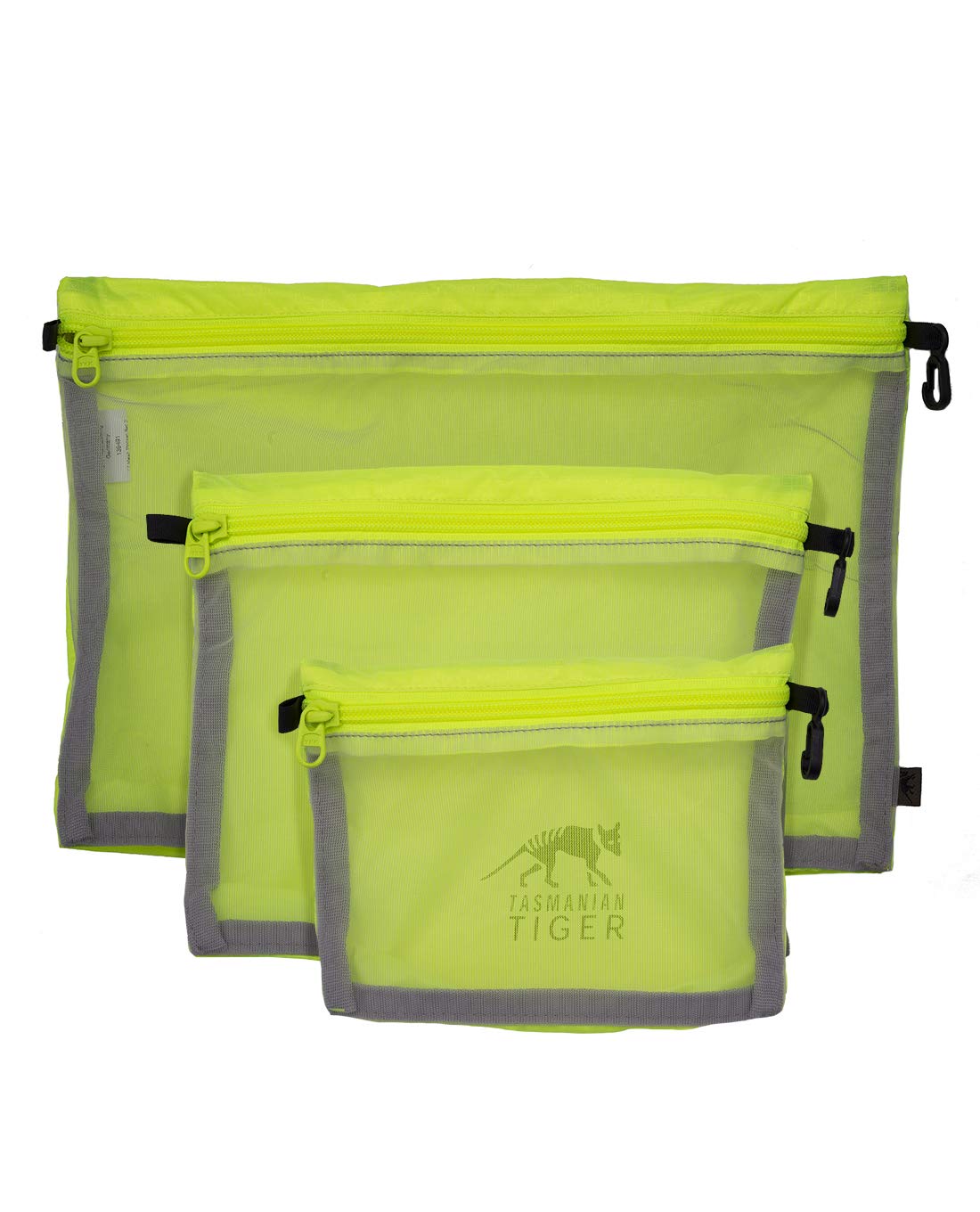 Rucksack-Organizer – Tasmanian Tiger – TT Mesh Pocket Set Safety Yellow – Tasmanian Tiger