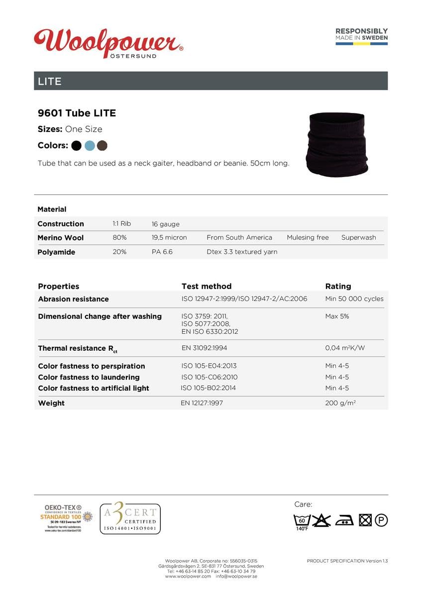Halswärmer – Woolpower – Tube LITE