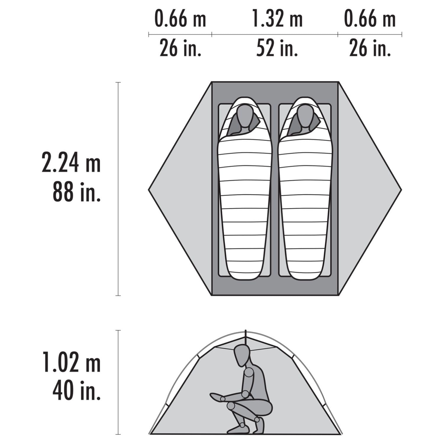 Zelt – MSR – Hubba Hubba LT 2