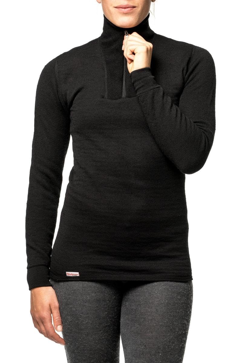 Baselayer – Woolpower – 200 Turtleneck Long Sleeve Zip Shirt Men