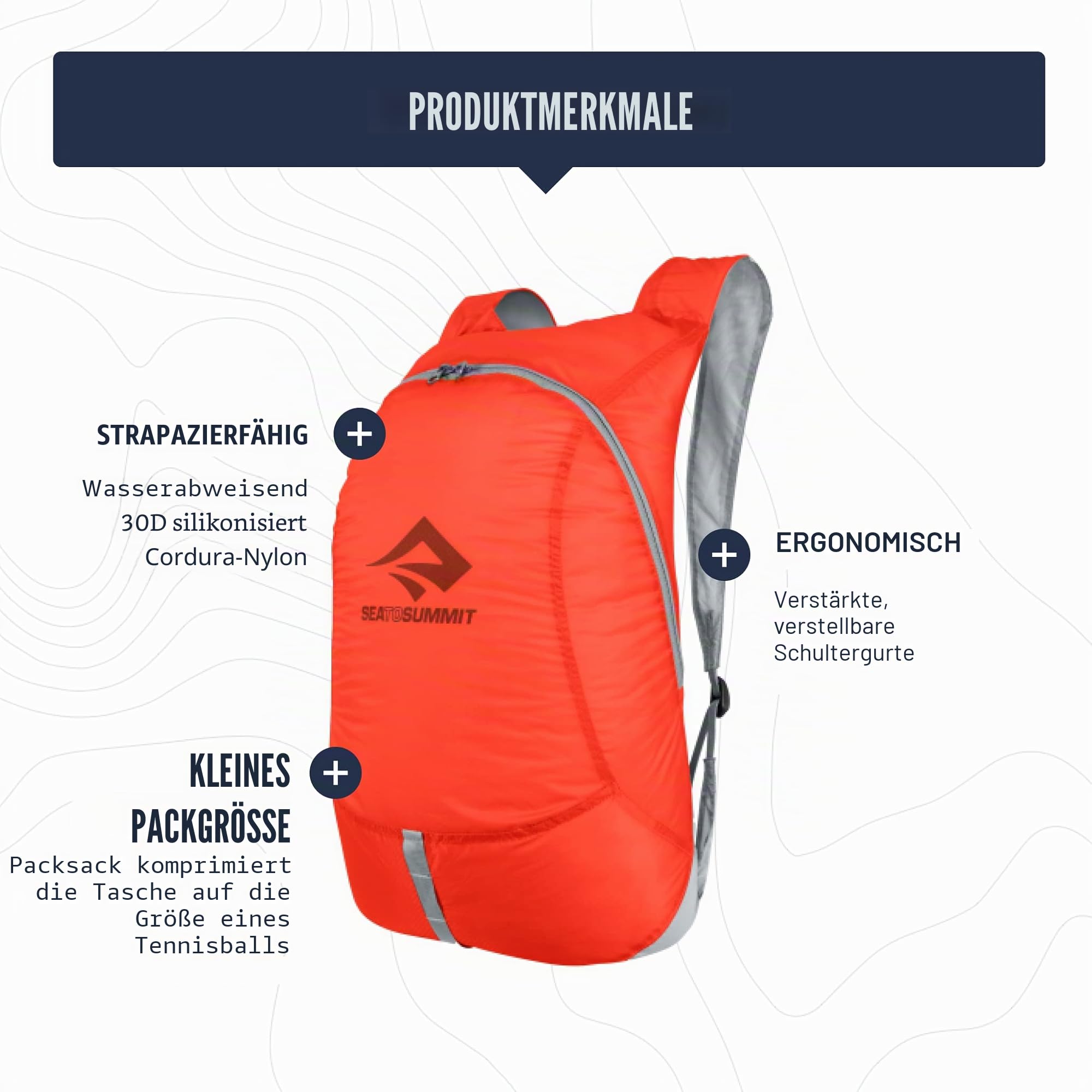Tagesrucksack – Sea to Summit – Ultra-Sil 20L