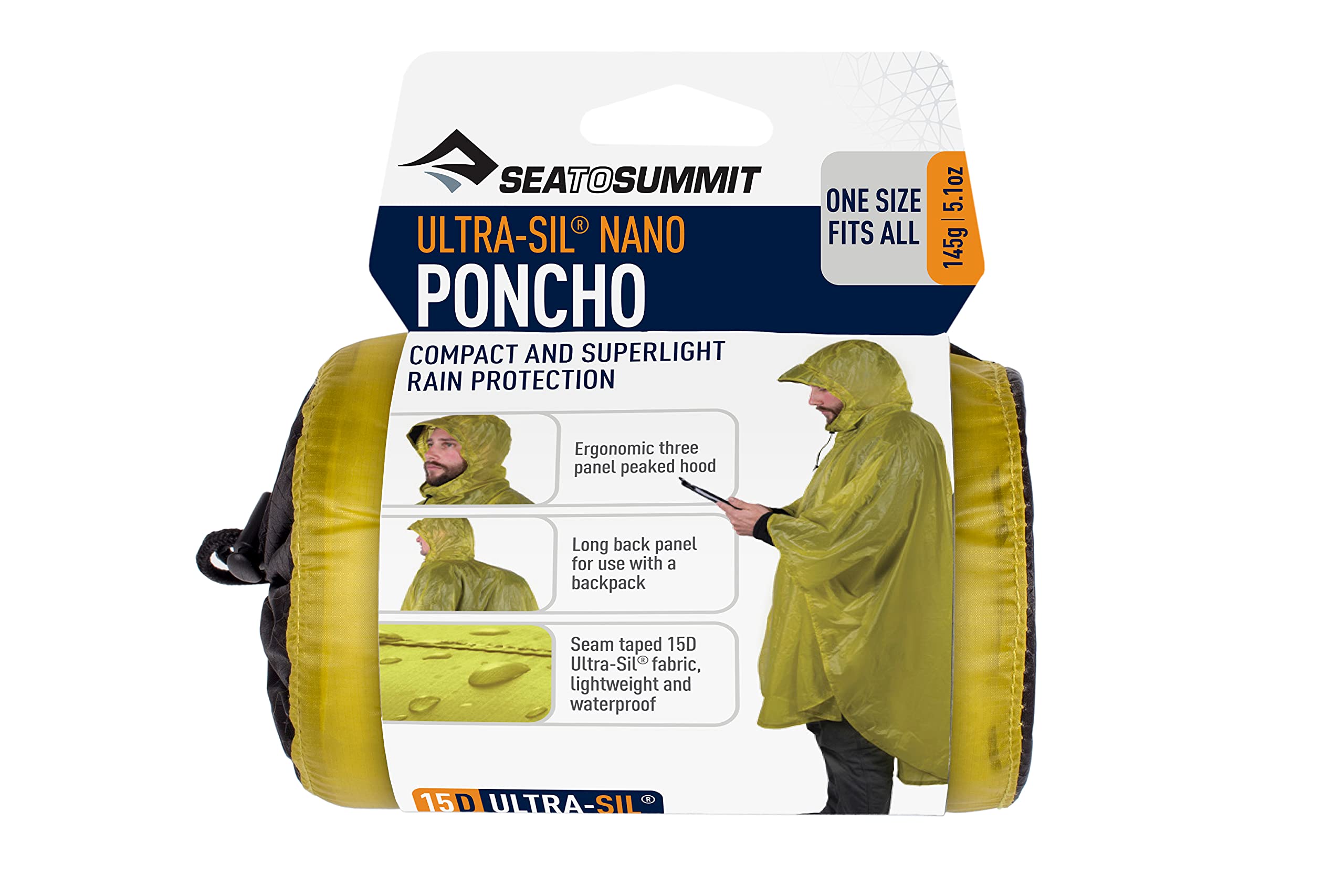 Regencape – Sea to Summit – Ultra-Sil Nano Poncho – Sea to Summit – Bild 3