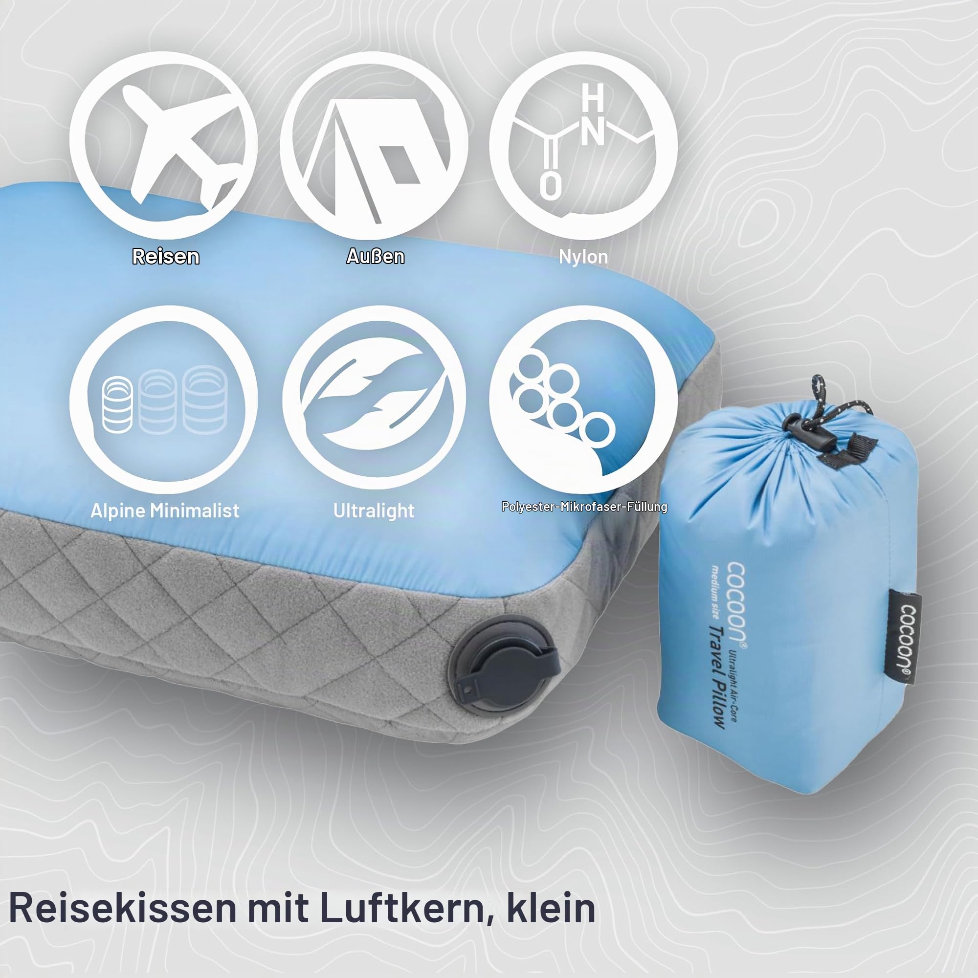 Reisekissen – Cocoon – Air-Core Pillow Ultralight – COCOON – Bild 2