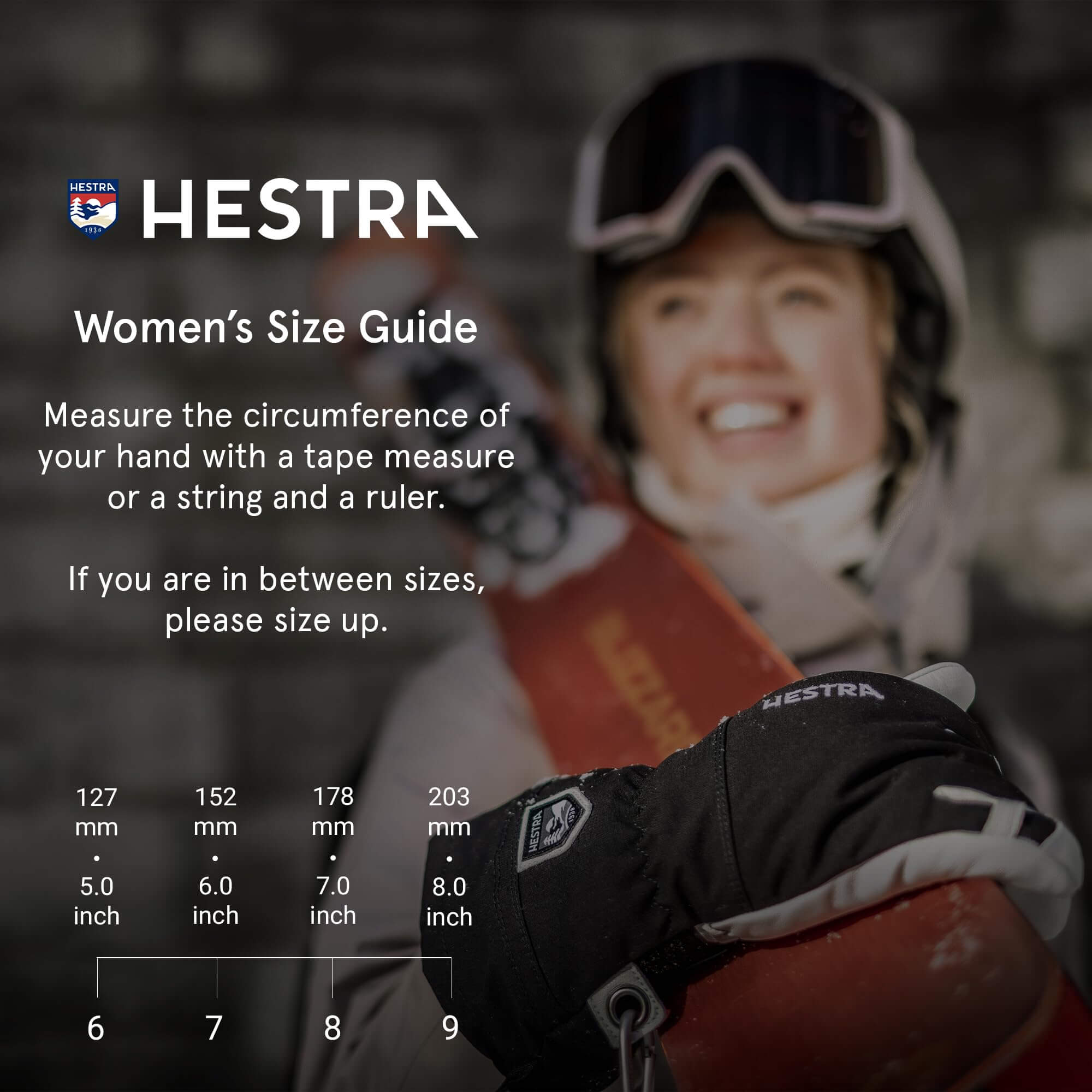 Ski-Handschuhe – Hestra – Heli Ski Female 5-Finger