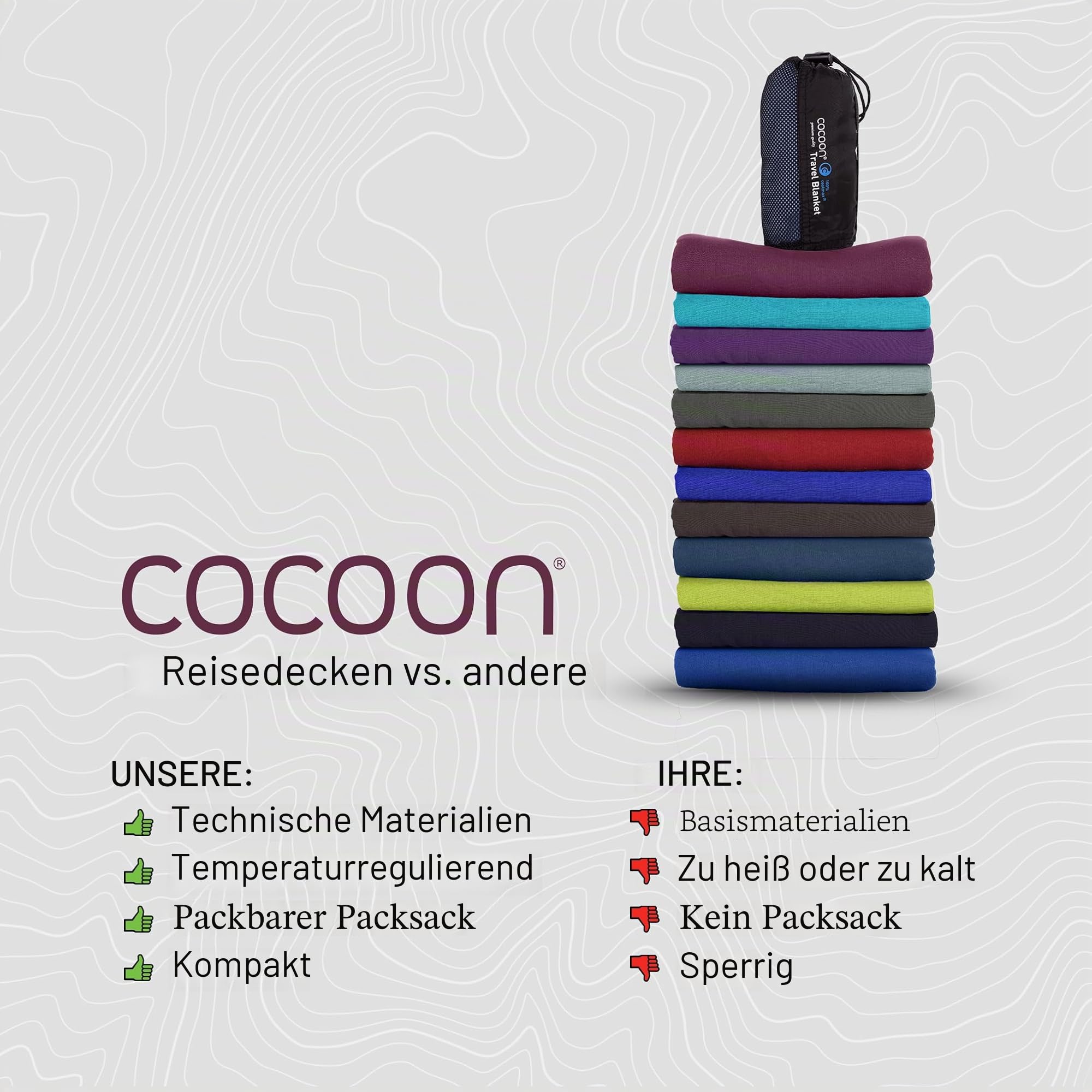 Reisedecke – Cocoon – Travel Blanket Coolmax – COCOON – Bild 3