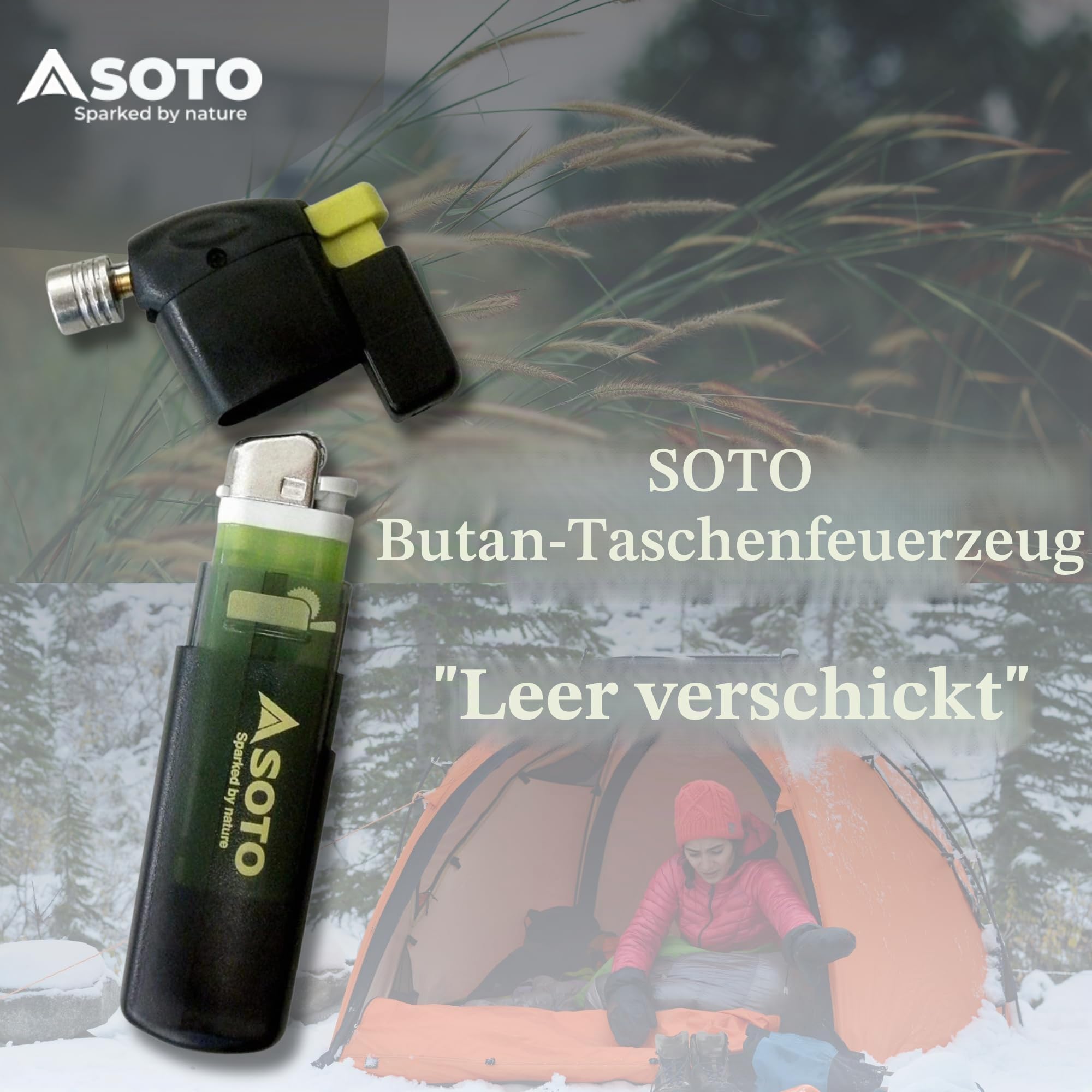 Sturmfeuerzeug-Aufsatz – SOTO – Pocket Torch