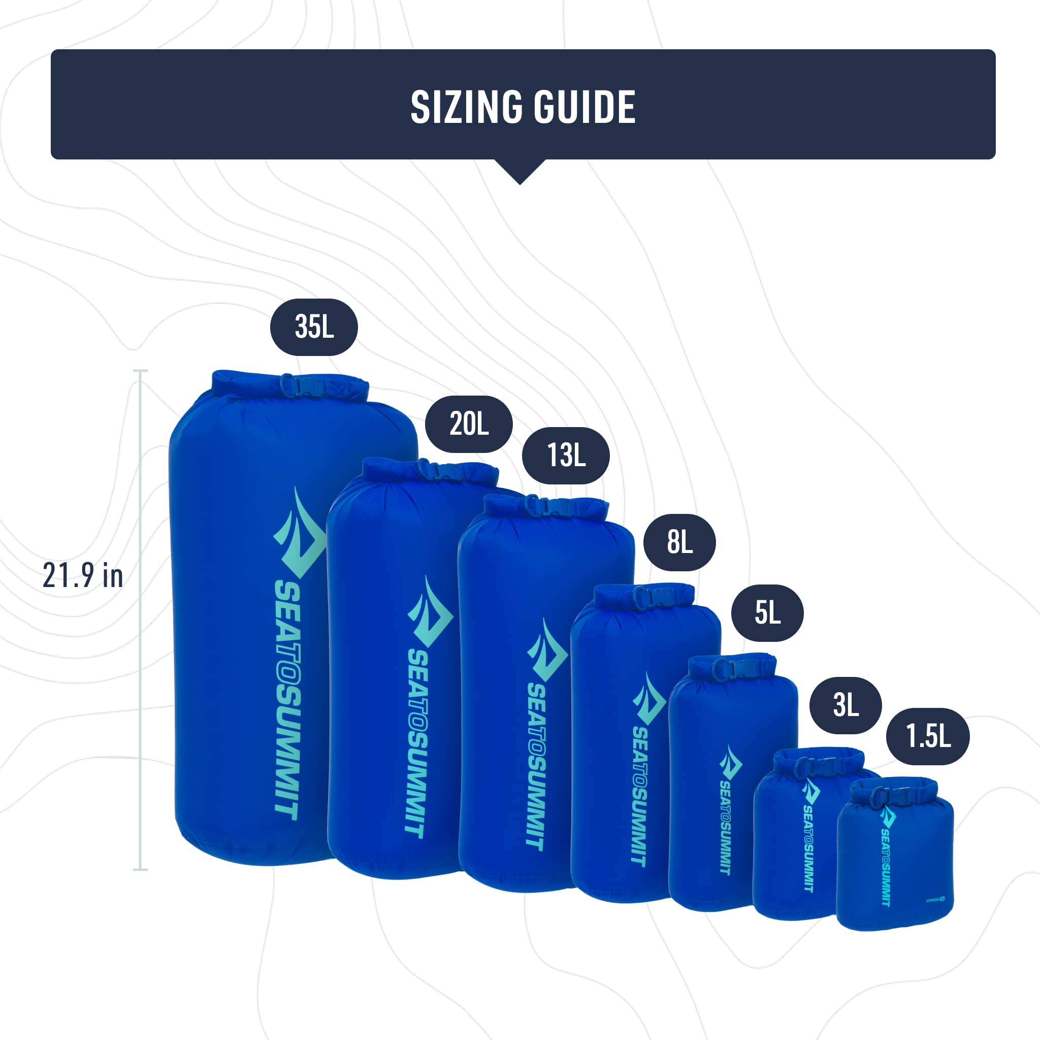 Dry Bag – Sea to Summit – Lightweight Dry Bag M 8L