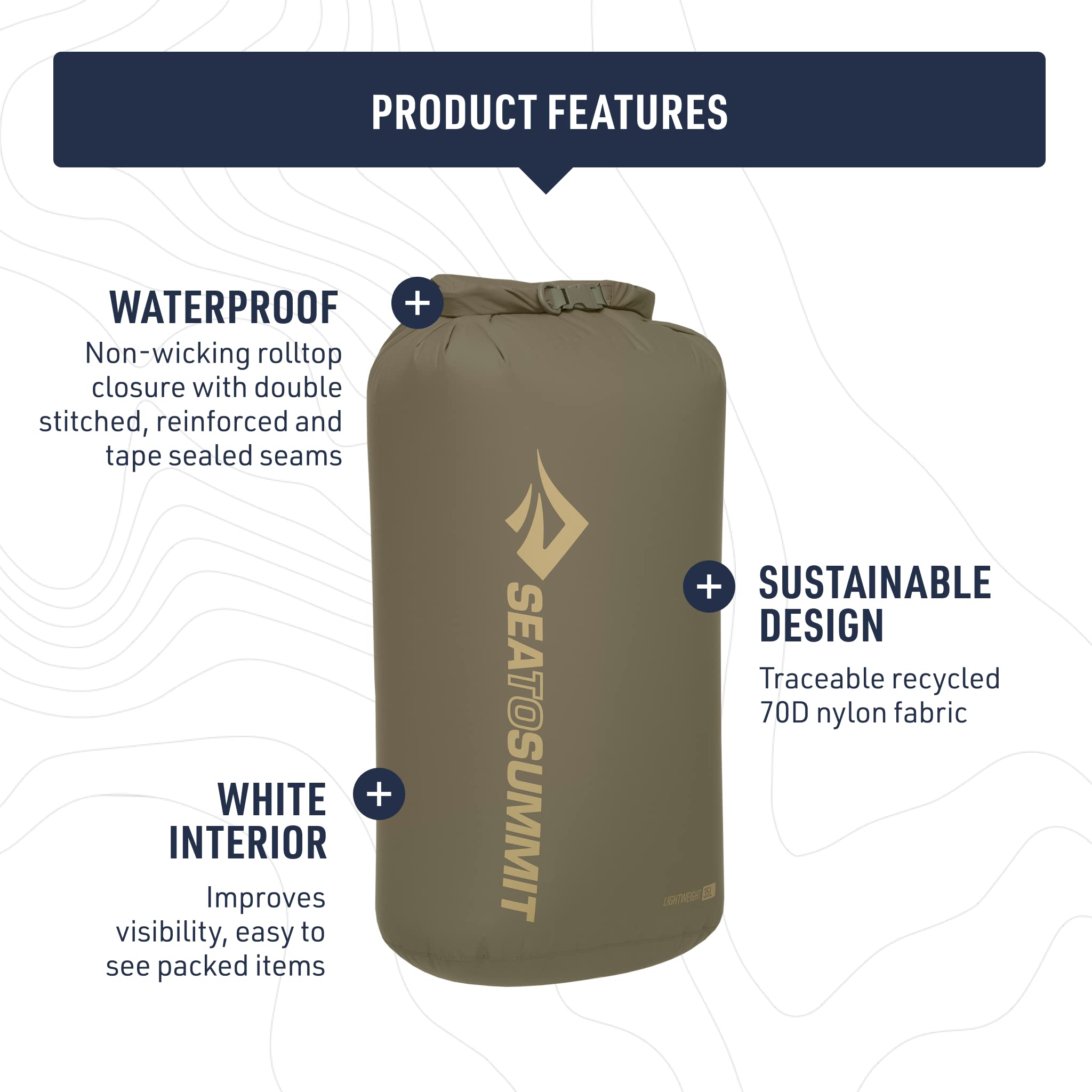 Dry Bag – Sea to Summit – Lightweight Dry Bag M 8L