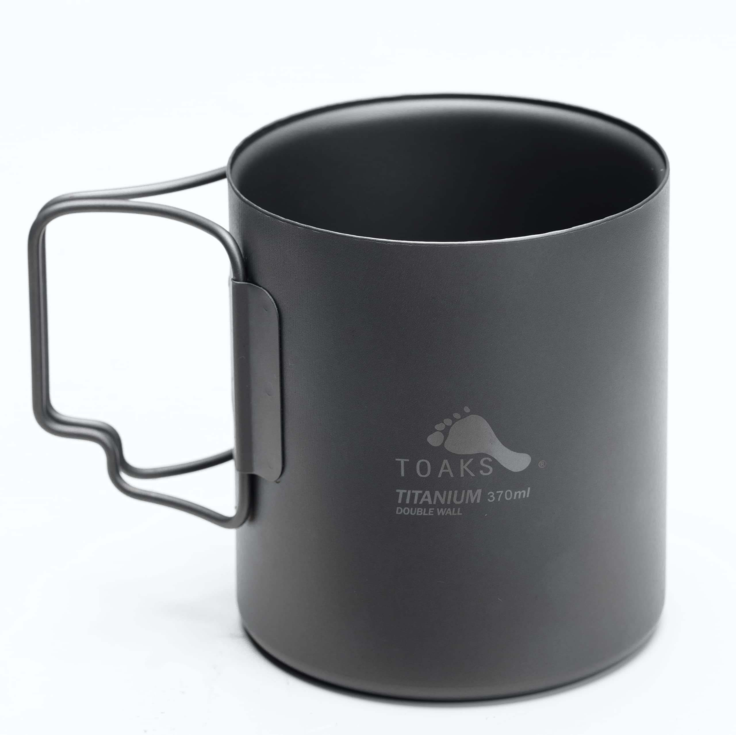 TOAKS Doppelwandiger Becher aus Titan 370ml