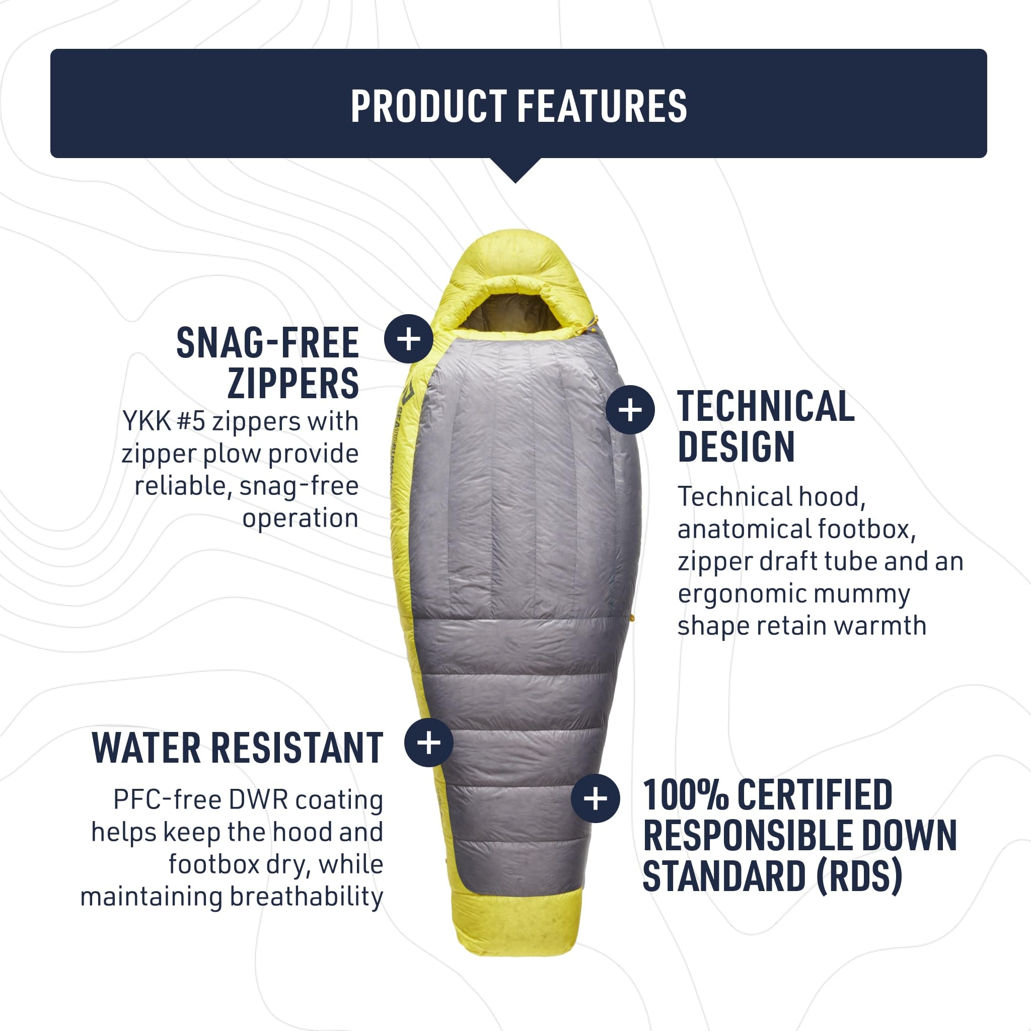 Daunenschlafsack – Sea to Summit – Spark Women's Ultralight Regular