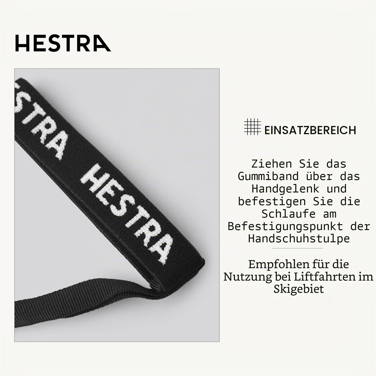 Befestigungsschlaufe – Hestra – Elastische 100/17 mm – Hestra – Bild 2
