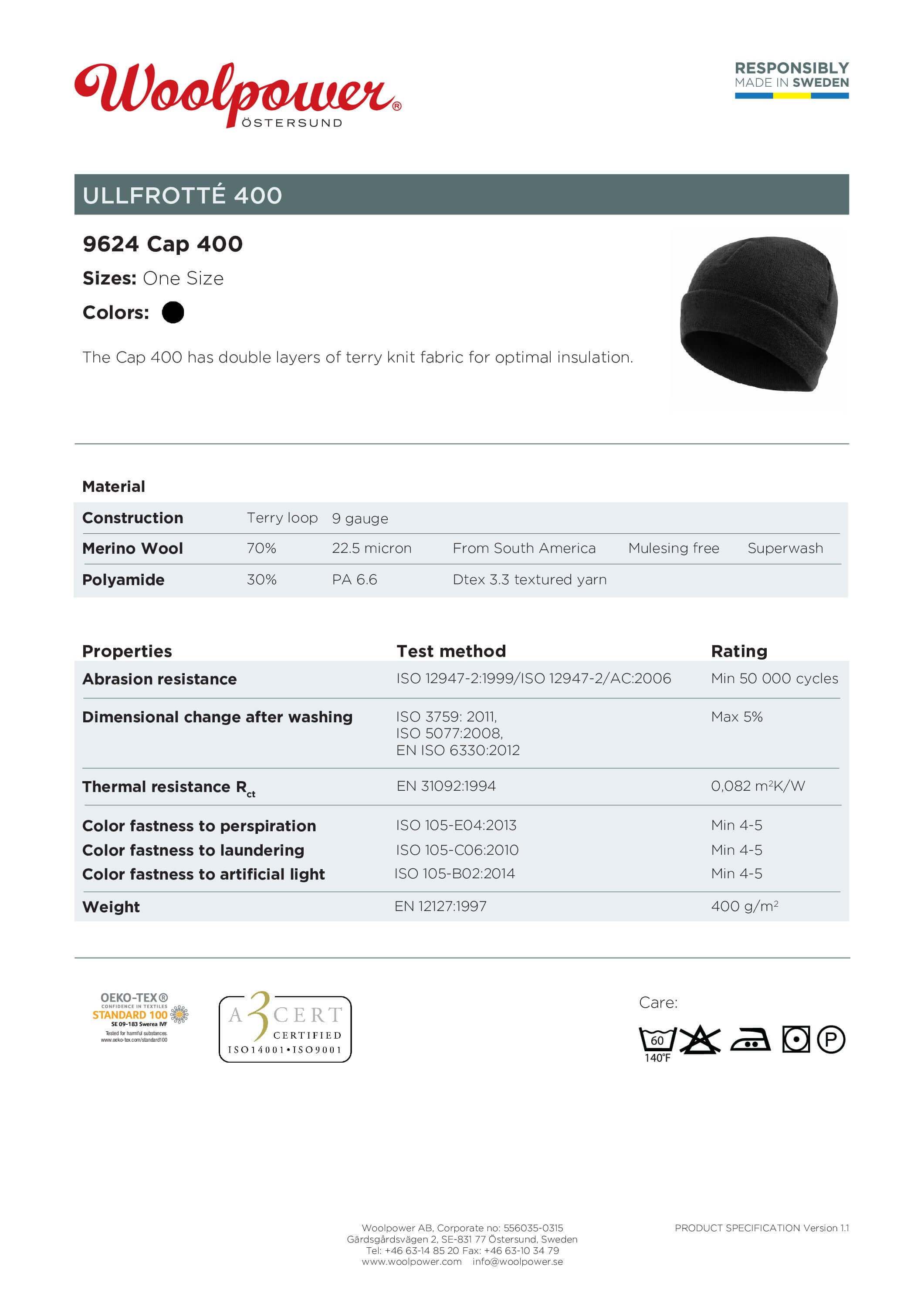 Die Woolpower Cap 400 - feinste Merino Mütze für kalte Tage und Winter Abenteuer, erhältlich im Outdoor Onlineshop FluxPerfect