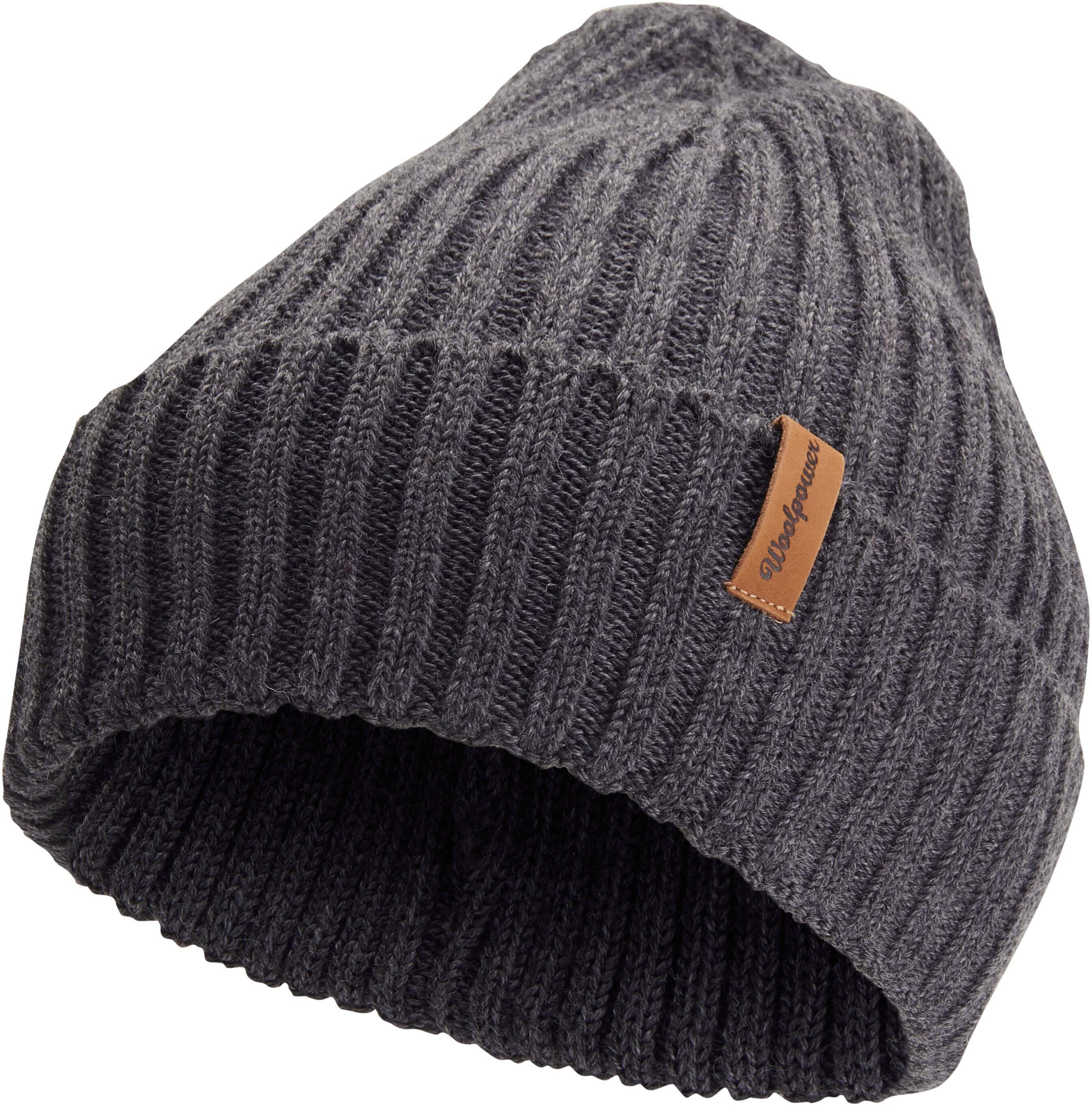 Die Woolpower Beanie Rib, angenehme und elastisches Beanie, ideal für den Winter und den Alltag, erhältlich im Outdoor Online Shop FluxPerfect