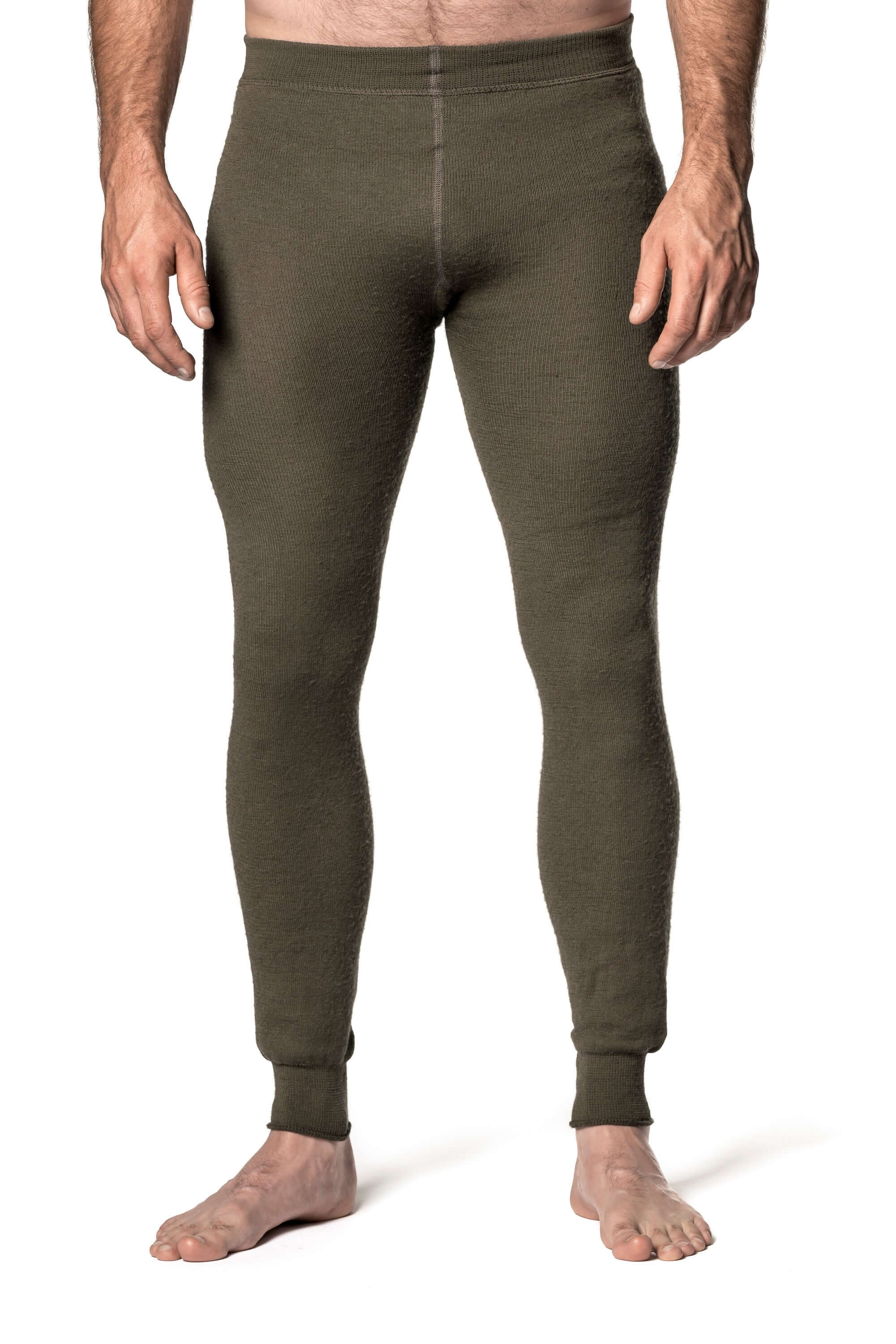 Die Woolpower Long Johns 200, warme Merino Baselayer für aktive Tage, erhältlich im Outdoor Online Shop FluxPerfect