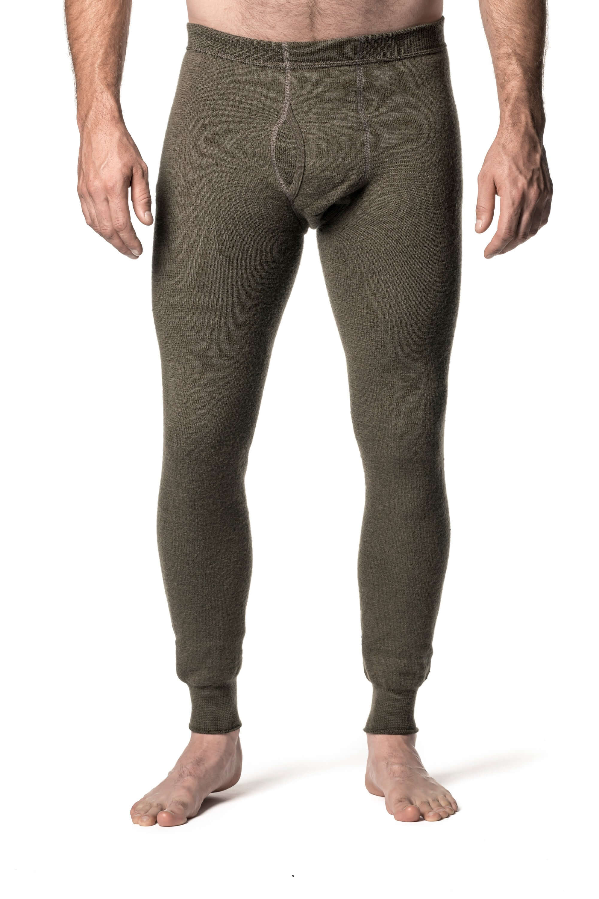 Die Woolpower Long Johns with Fly 400, feinste Merinounterwäsche mit praktischem Eingriff, erhältlich im Outdoor Online Shop FluxPerfect