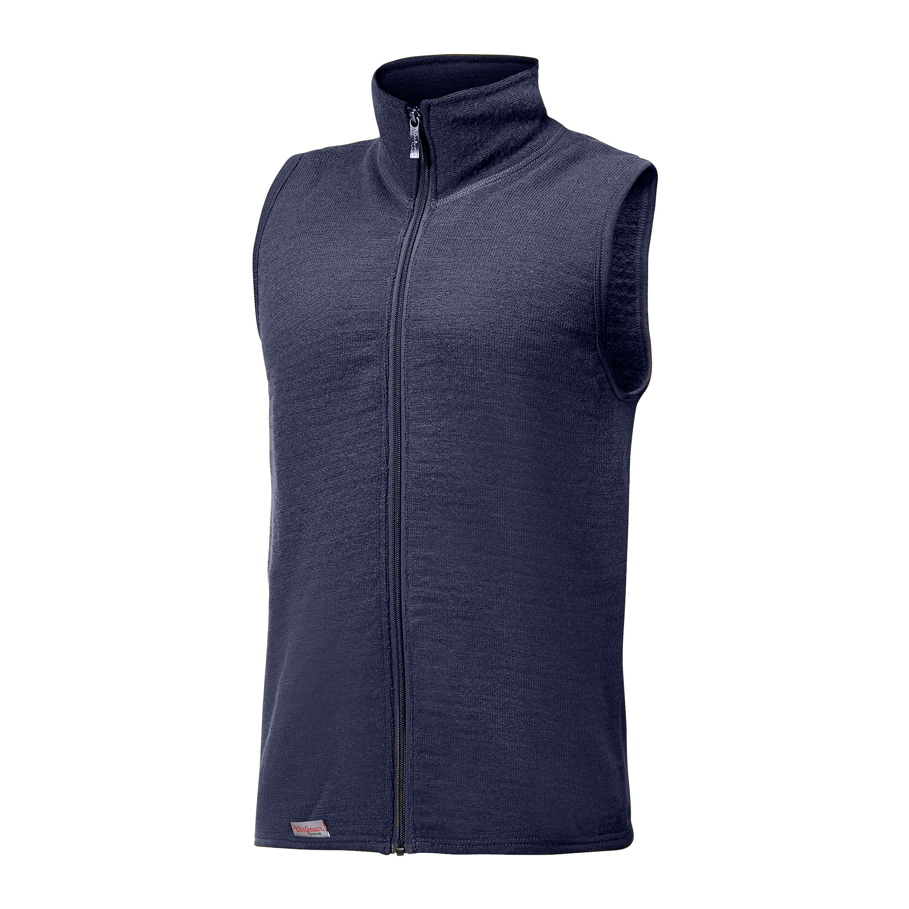 Die Woolpower Vest 400, eine warme Midlayer Weste aus feiner Merinowolle, erhätllich im Online Outdoor Shop FluxPerfect