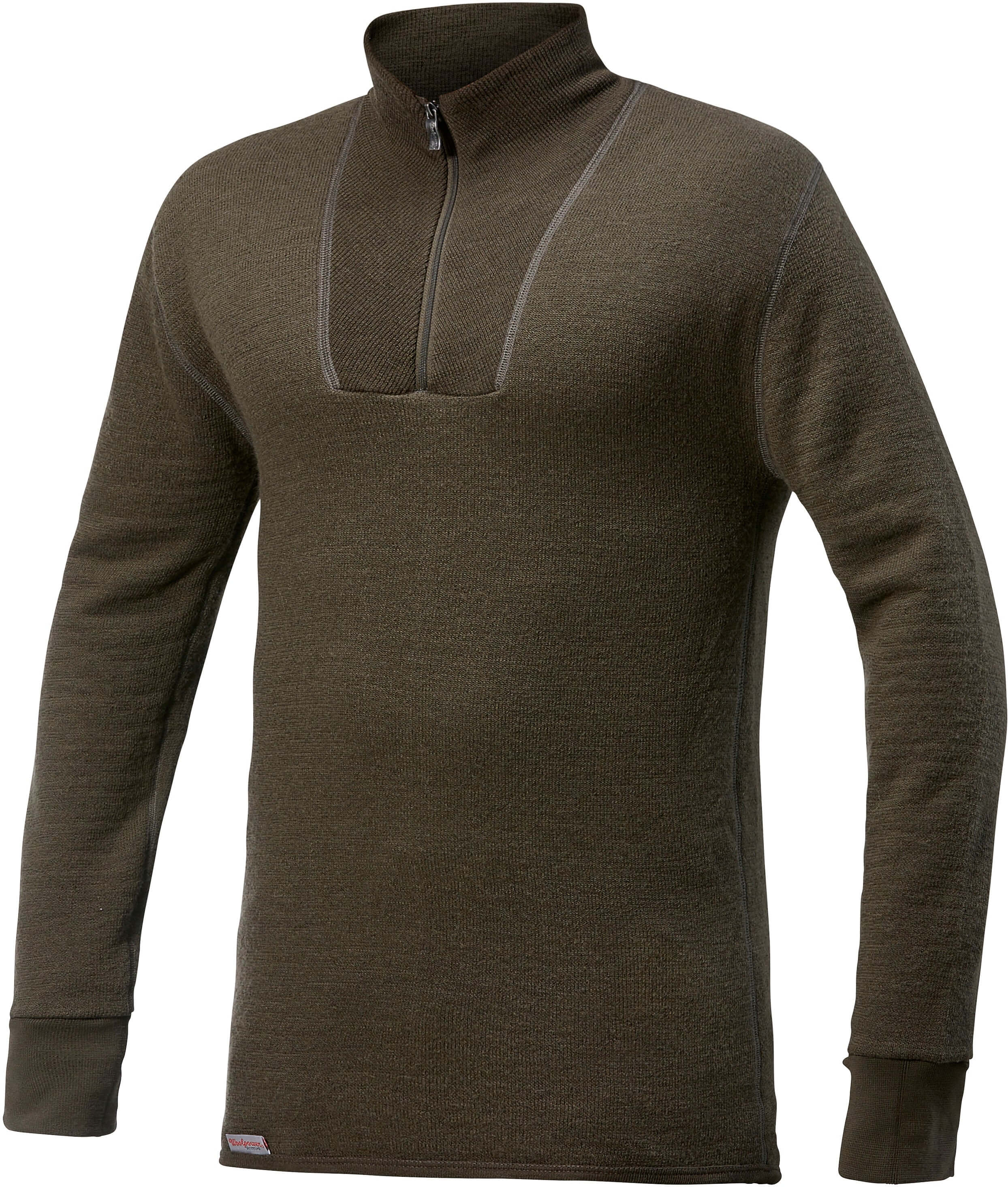 Das Woolpower Zip Turtleneck 200, feinstes Merino Langarm Shirt mit Zip Kragen, ideal für deine Winterabenteuer, erhältlich im Outdoor Online Shop FluxPerfect
