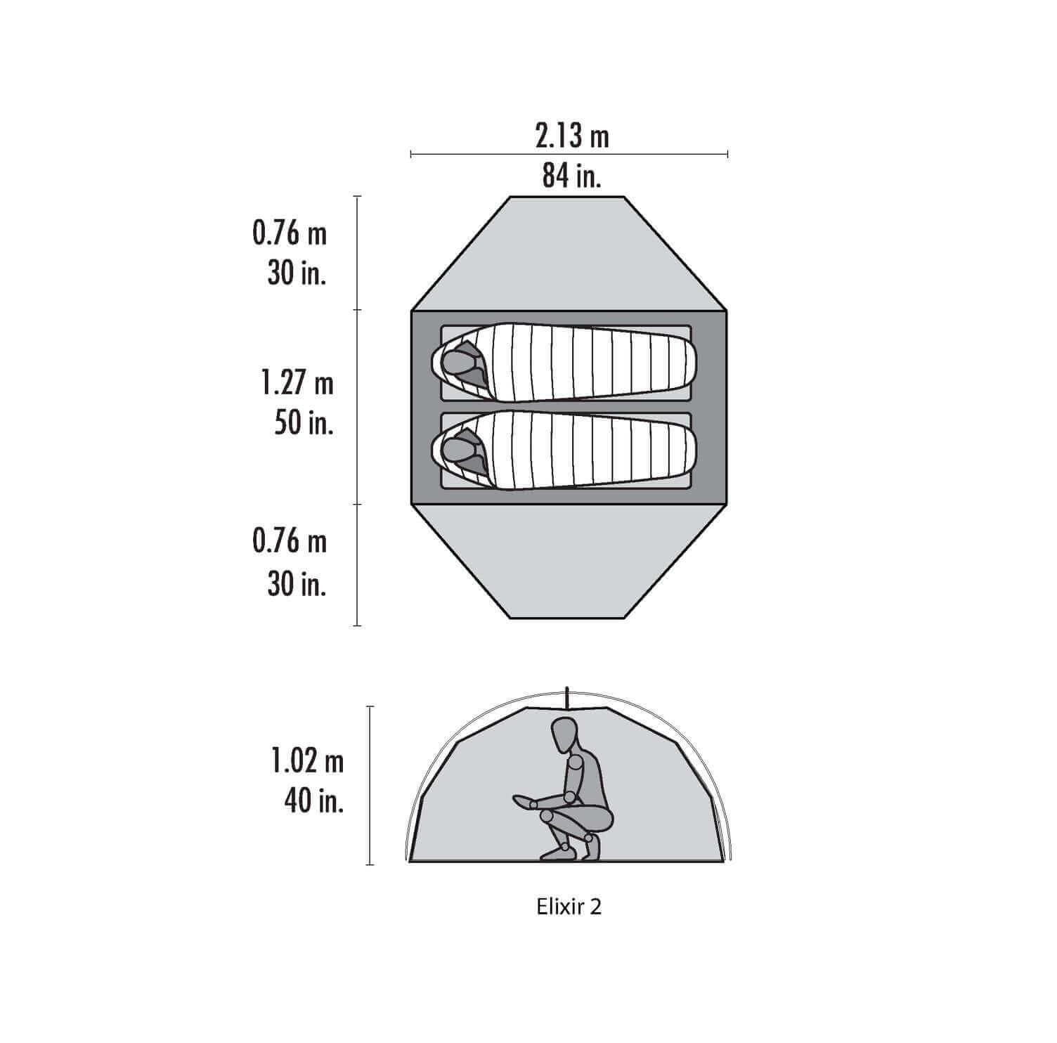 MSR Elixir 2 Tent V2 Zelt