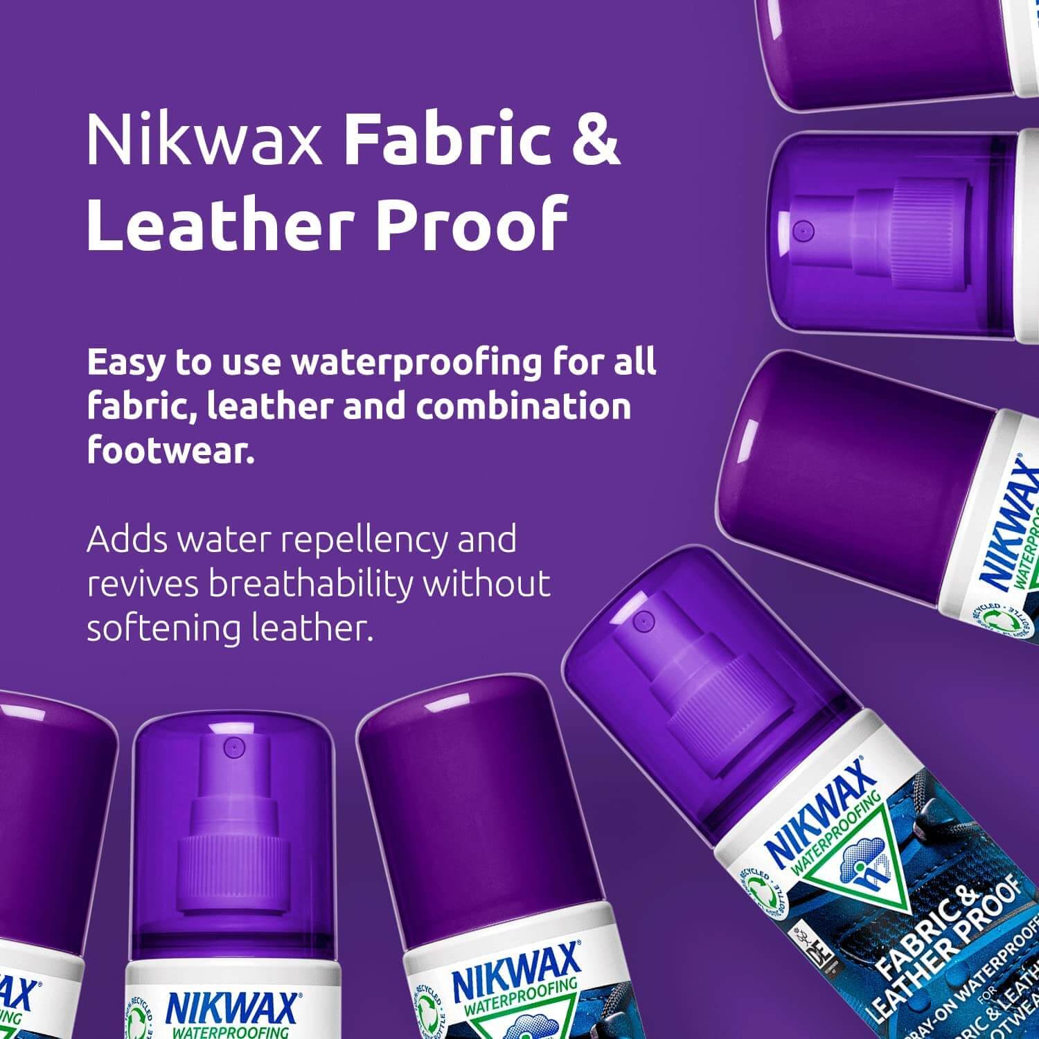 Nikwax Stoff und Leder Imprägnierung Spray-On 300ml